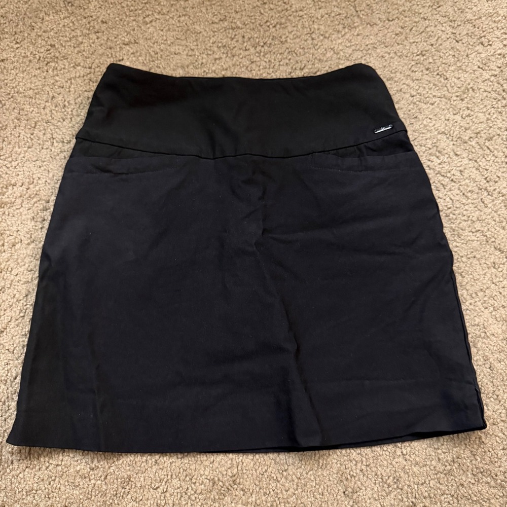 SC & Co Sportswear Womens Black Athletic Golf Tennis Skort Size S Built-in Short